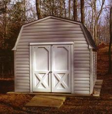 10x12 Barn Shed with vinyl siding