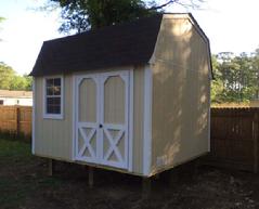 10x12 Barn Shed with window, piers and SmartSide wood