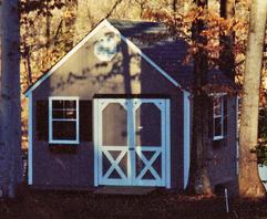 12x14 Gable shed with 9/12 roof pitch, window and SmartSide wood siding built in Virginia by Sheds by Ken