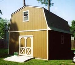 16x24 Barn Shed with windows and SmartSide wood siding